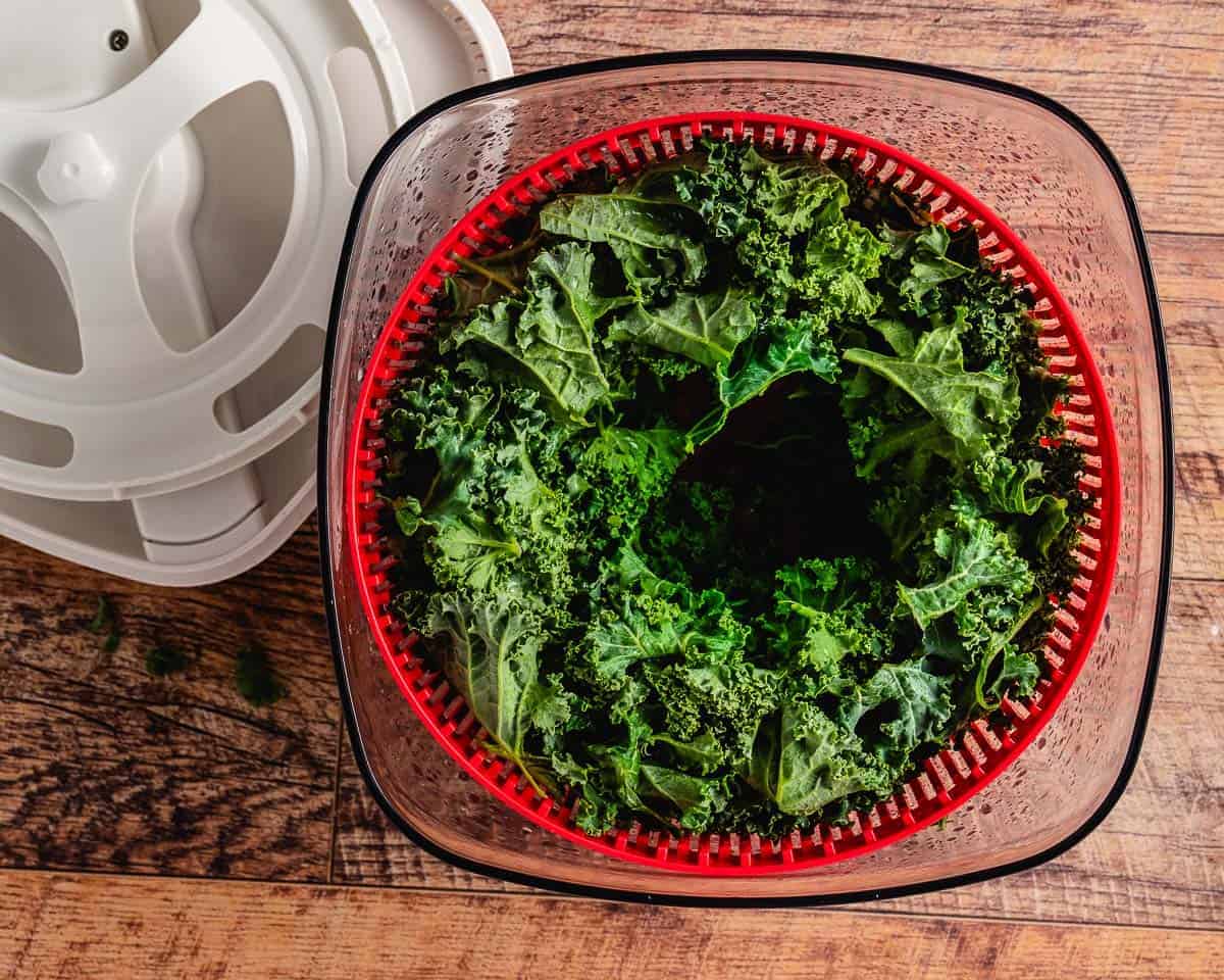 how_to_dry_kale_in_salad_spinner