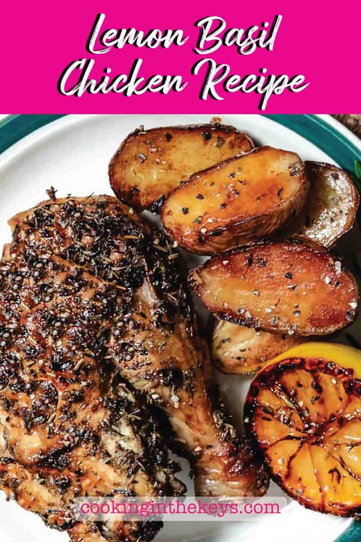 roasted chicken with lemon and basil