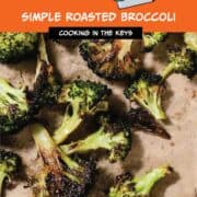 Roasted Broccoli on sheet pan