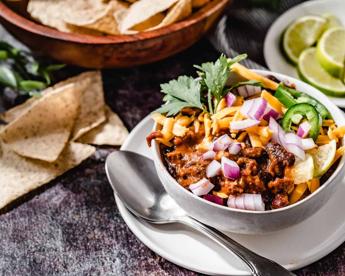 bean and meat chili