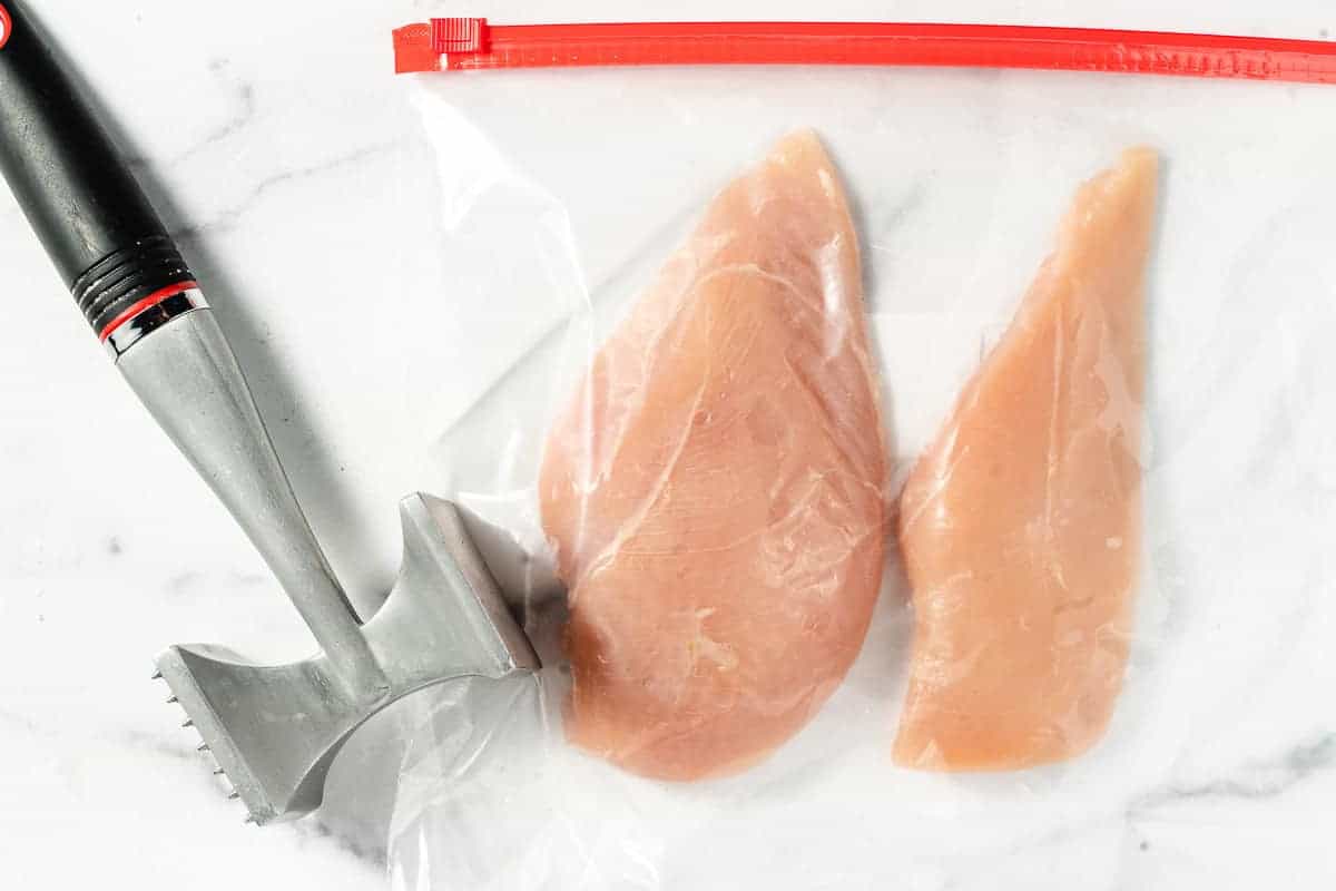 how to pound chicken breasts