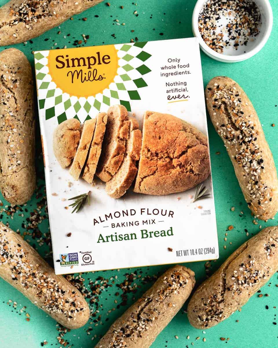 simple mills almond flour baking mix with breadsticks