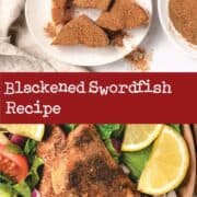 blackened Swordfish Recipe PIN