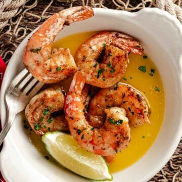 blackened shrimp with butter