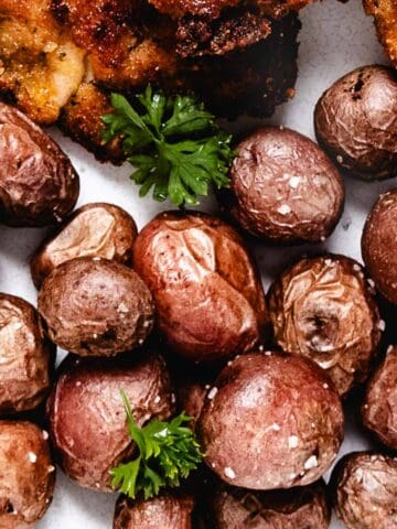 roasted mini red potatoes