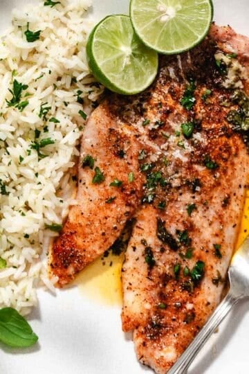 blackened mangrove snapper