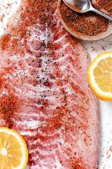 cajun seasoned red snapper