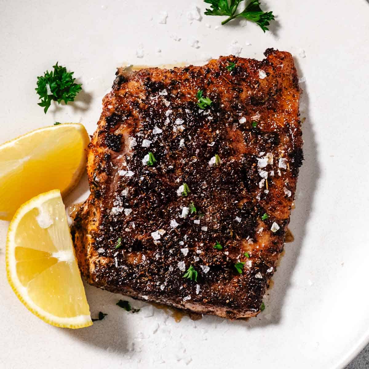 white fish with cajun seasoning