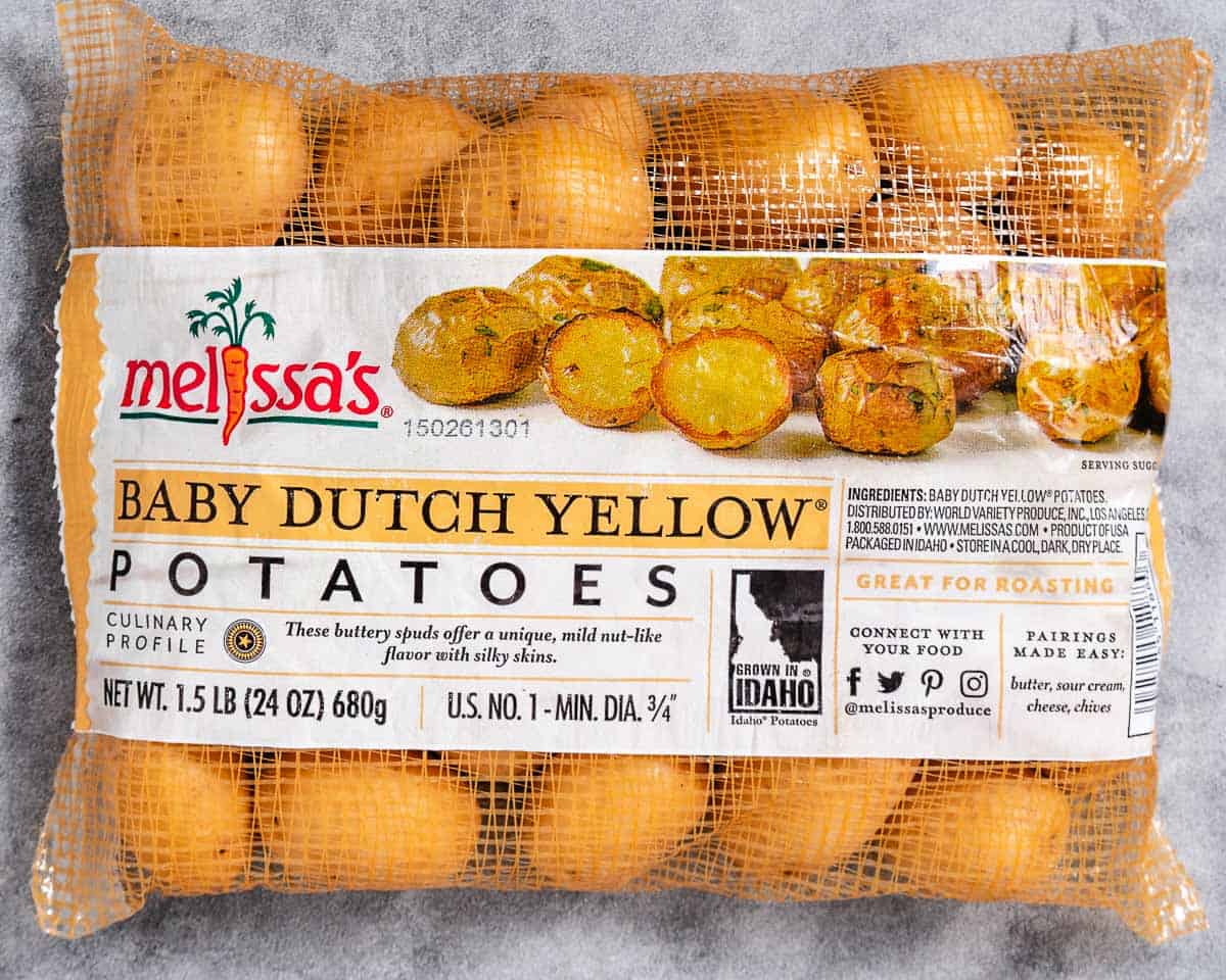Bag of Melissa's Baby Dutch Potatoes