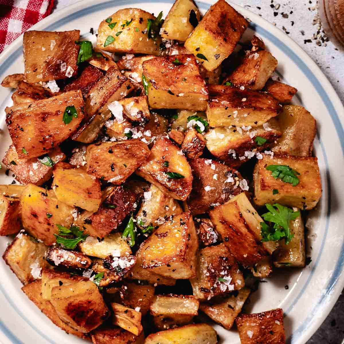 roasted potatoes with garlic and paprika