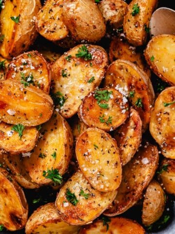 Roasted baby Yukon Gold Potatoes