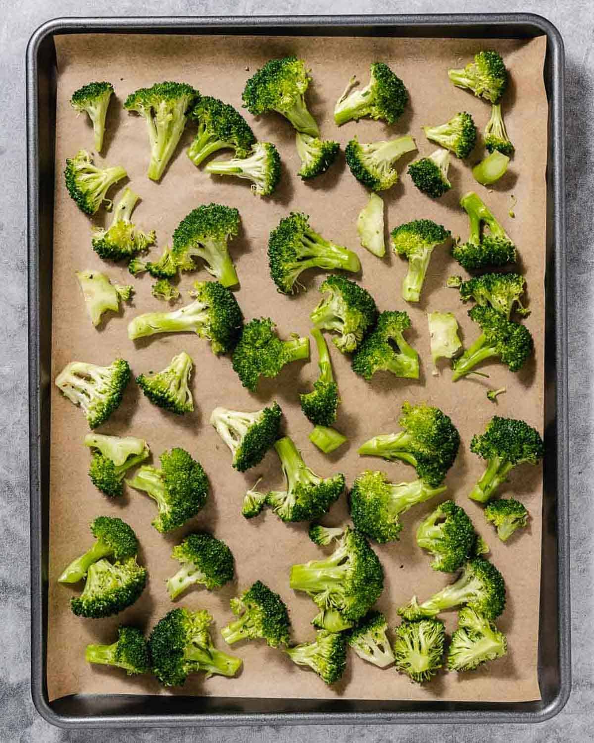 roasting broccoli in the oven