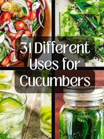 ways to use cucumbers