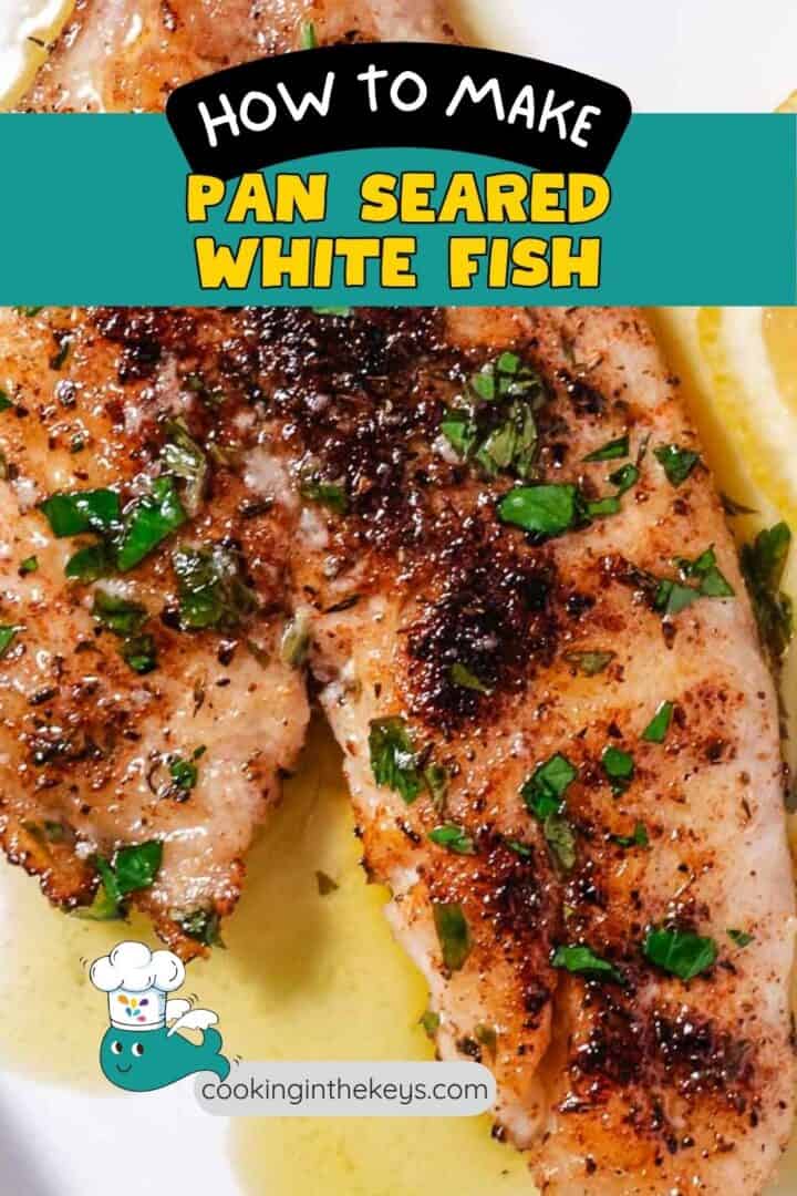 pan seared white fish with lemon butter sauce