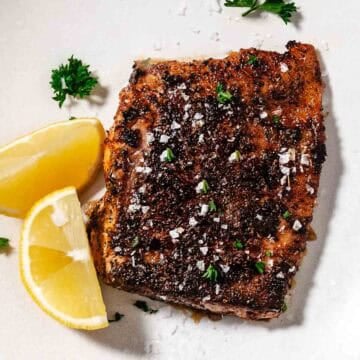 blackened tripletail for dinner