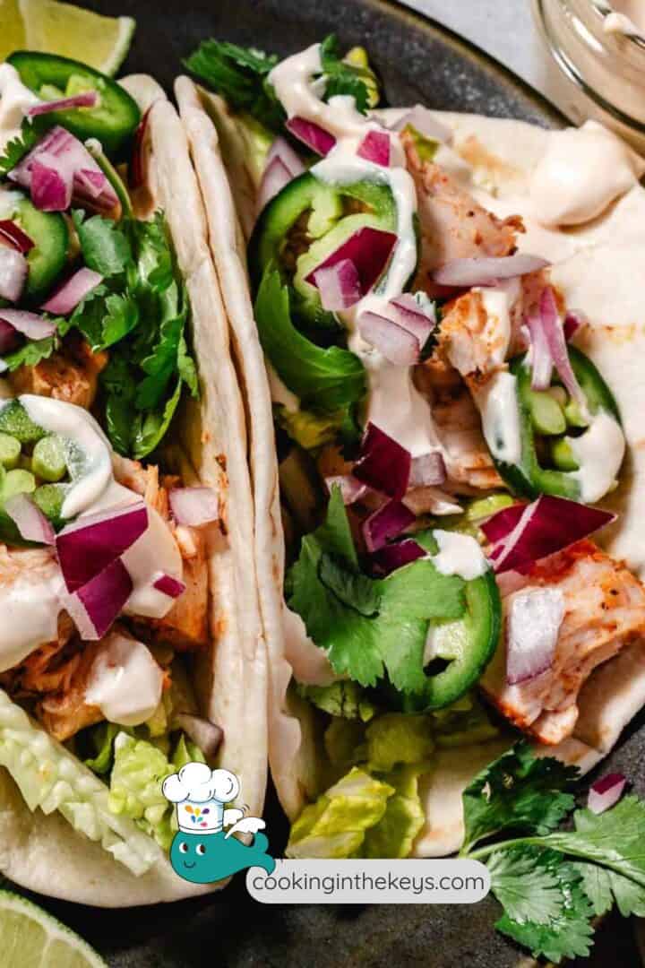 cajun swordfish tacos
