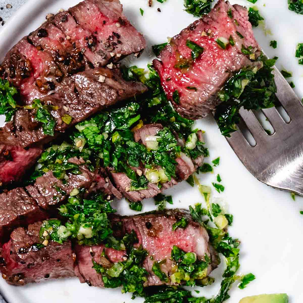 porterhouse steak with gremolata
