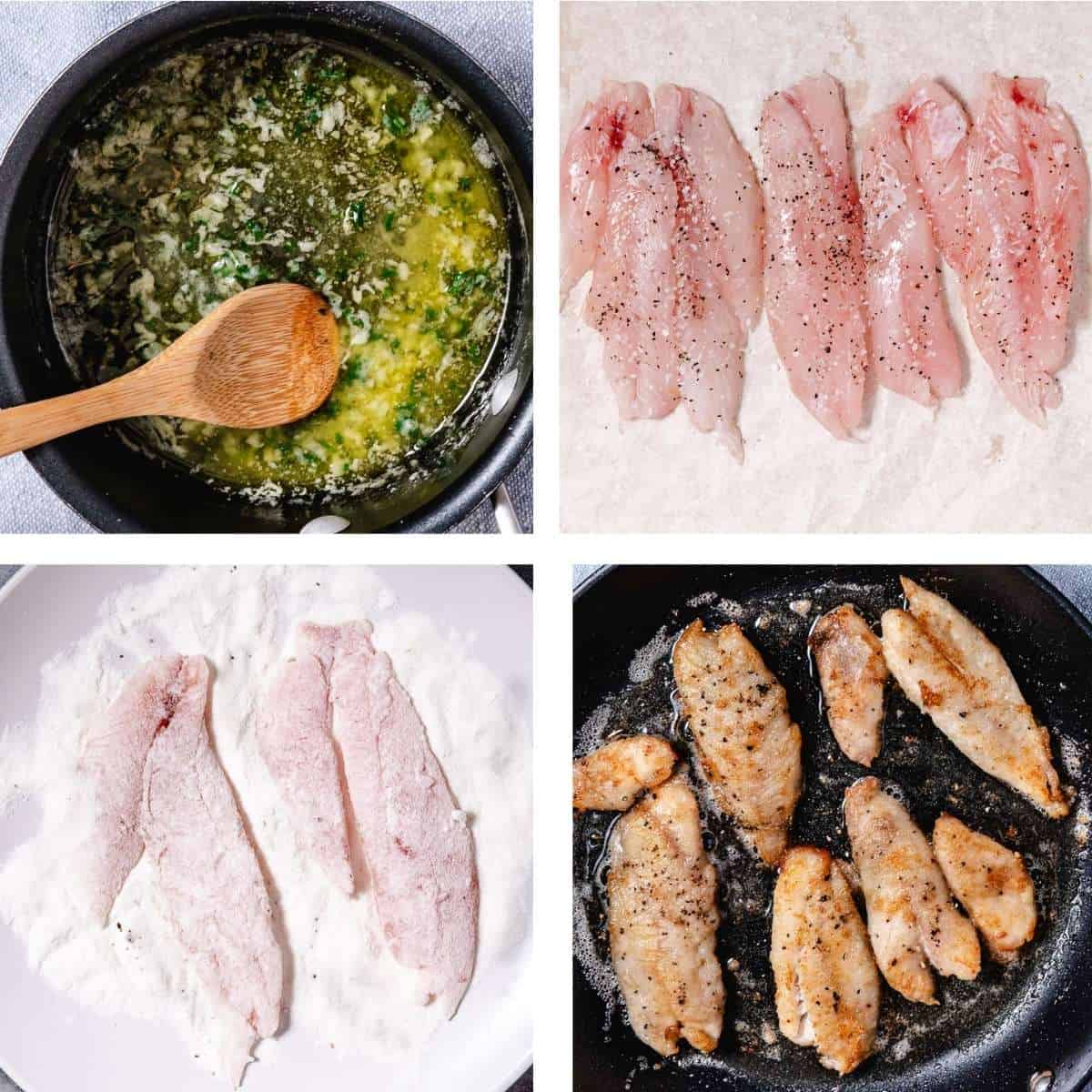 how to sear small fish fillets