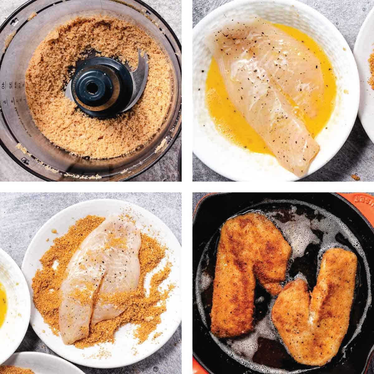 step by step instructions for fried hogfish