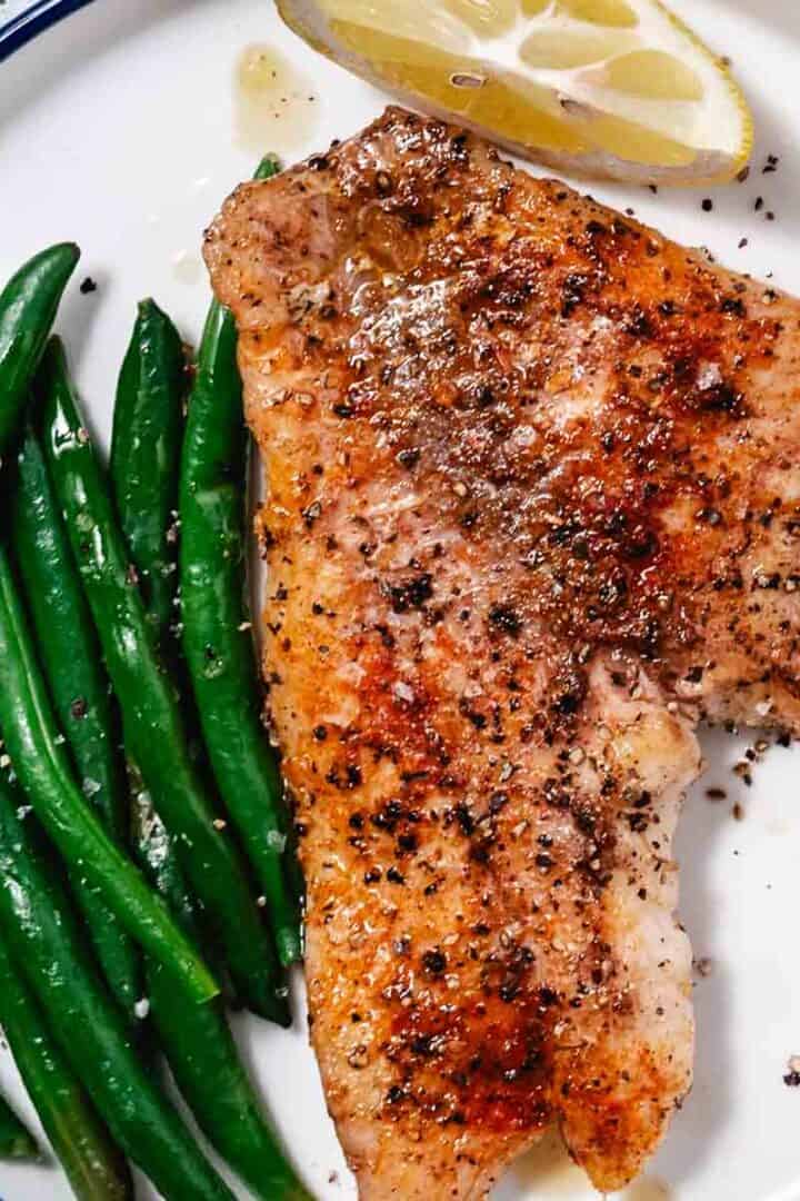 Pan Seared Snapper Fillets (Quick & Easy Fish Dinner)