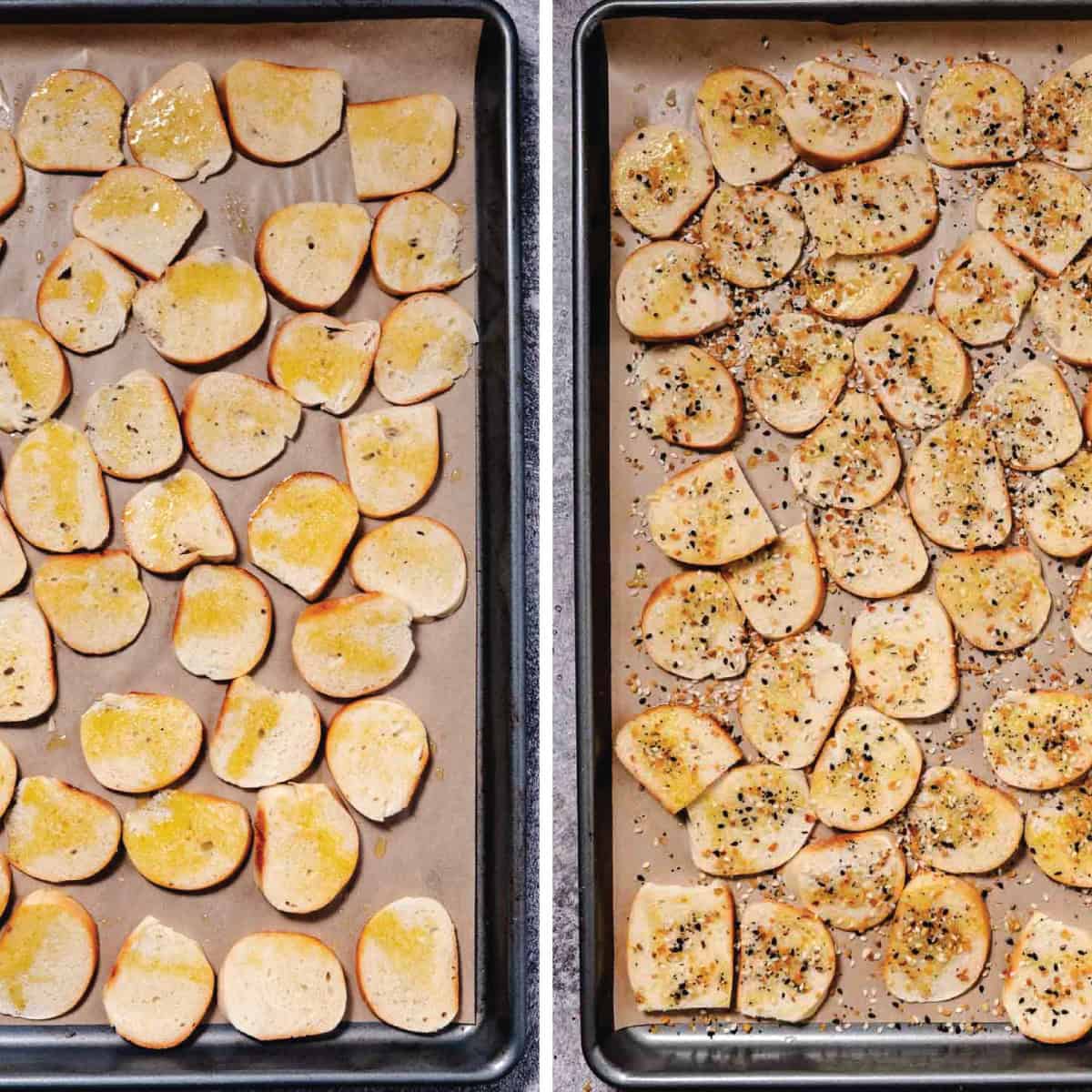 how to bake bagel chips