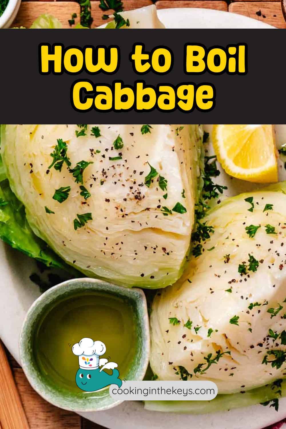 Easy Boiled Cabbage Recipe (Low Calorie, Low Carb)