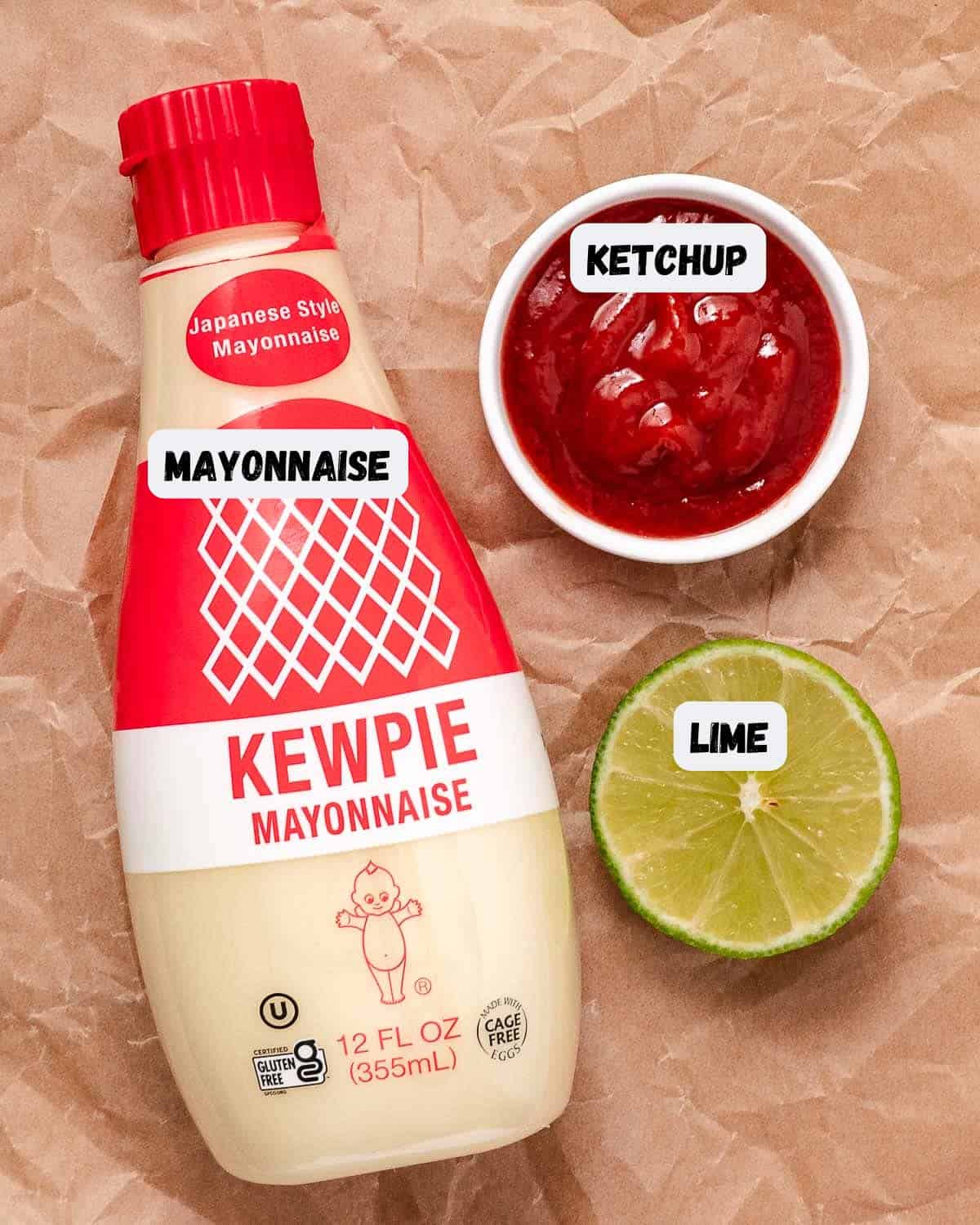 Whisking spicy mayo with Kewpie mayonnaise in a bowl for sushi sauce